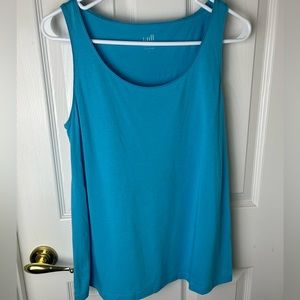 J. Jill women’s tank top in turquoise, size S